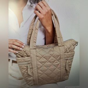 New with tags Vera Bradley Small Multi Strap Tote Bag in Meadowlark Tan